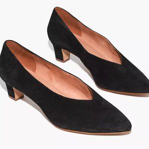 Madewell Etta suede pumps size 9.5